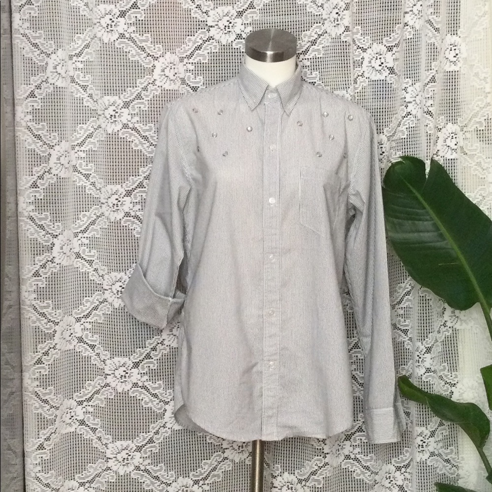 Jet by John Eshaya Women's Button Down Size P/S